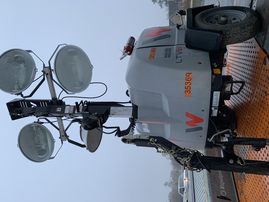 2019 Wacker Neuson LTV6L-MH Wacker Neuson LTV6L Mobile Light Tower w/Fuel Level Sensor Installed