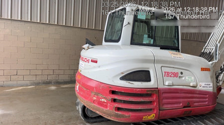 2020 Takeuchi TB290C Cab/Heat/Air, Rubber Tracks, Manual TAG QC