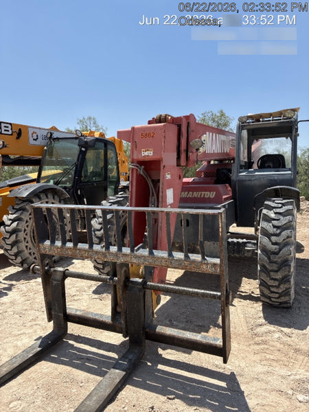 2018 Manitou 12042 Manitou MTA 12042, Solid Tires, 66" Carriage, Open ROPS, Flashing Beacon and Work Light Package