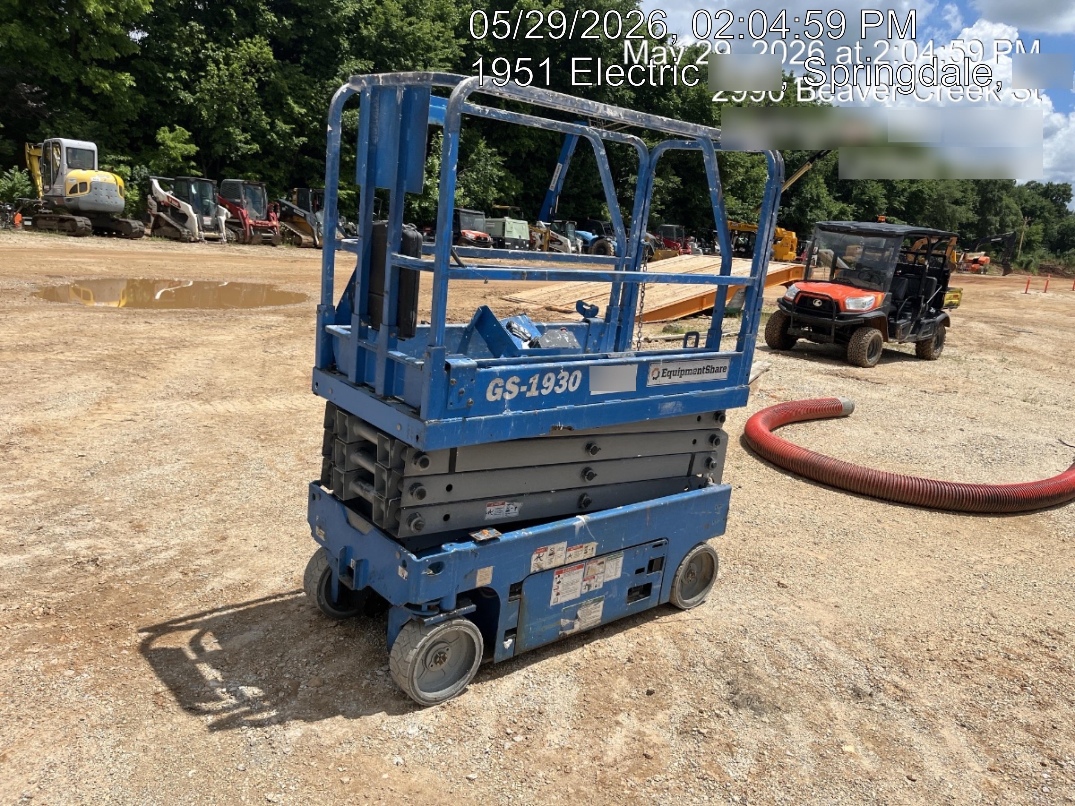 2019 Genie GS-1930 Fixed Rails with Chain Entry