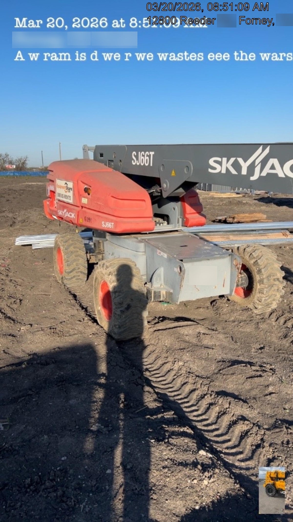 2017 SKYJACK SJ66T