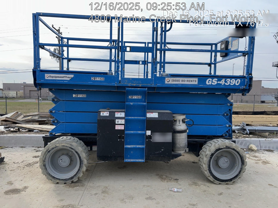 2018 Genie GTH-1056 Genie GTH-1056 w/CAB, Solid Tires, Work Lights, 60" carriage/forks, cab mesh, beacon