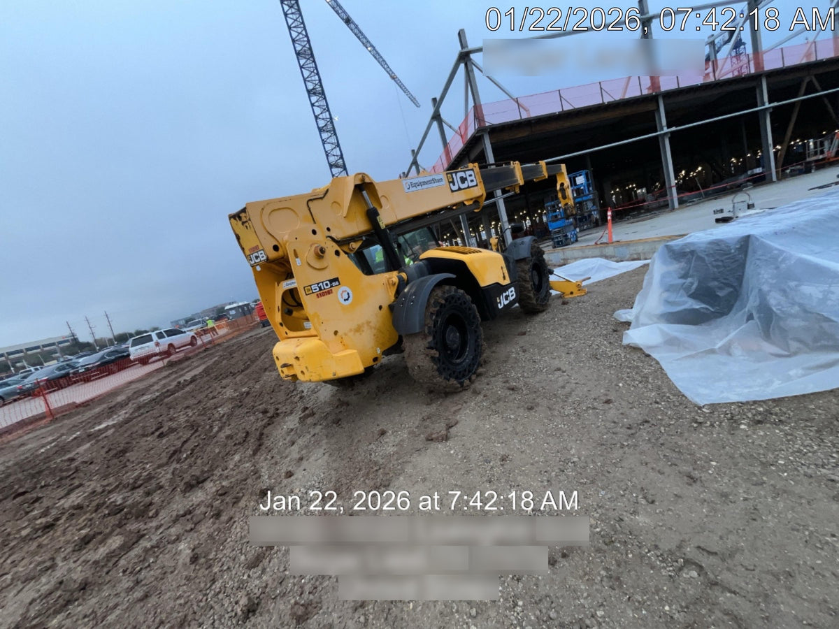 2020 JCB 510-56 Cab/Heat/Air, Solid Tires, Work Lights, Beacon, Aux Hydraulics, Back up Alarm, Lifting Eye, ES Decals