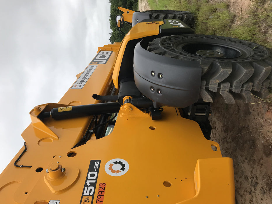 2020 JCB 510-56 Canopy, Solid Tires, Work Lights, Beacon, Aux Hydraulics, Back up Alarm, Lifting Eye, ES Decals
