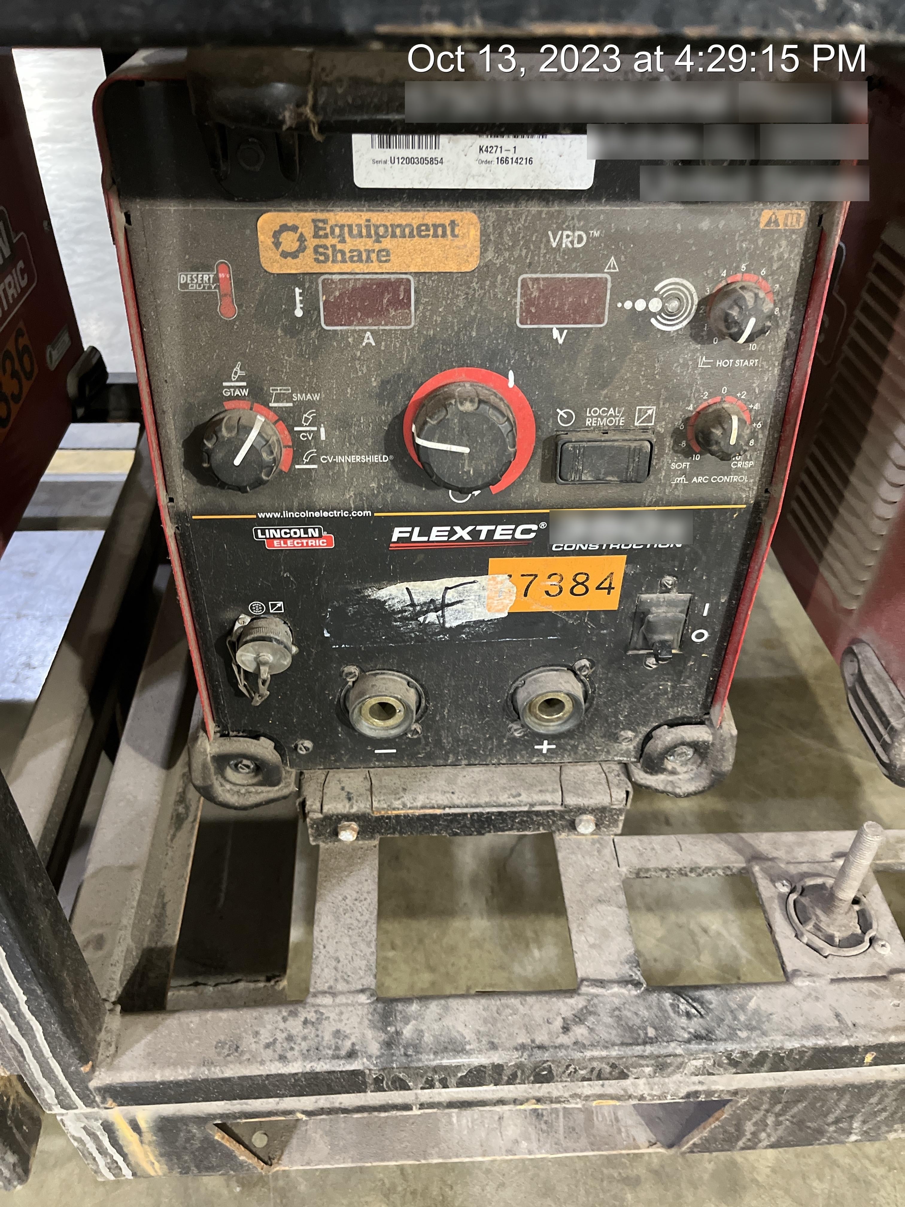 2020 LINCOLN ELECTRIC FLEXTEC 350X