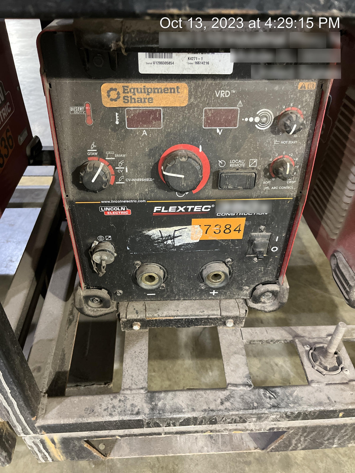 2020 LINCOLN ELECTRIC FLEXTEC 350X