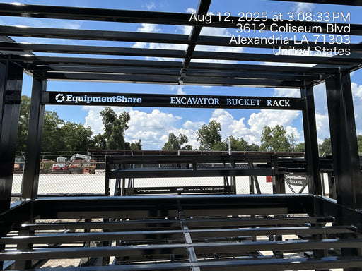 2025 FLUID POWER SUPPORT Excavator Bucket Rack