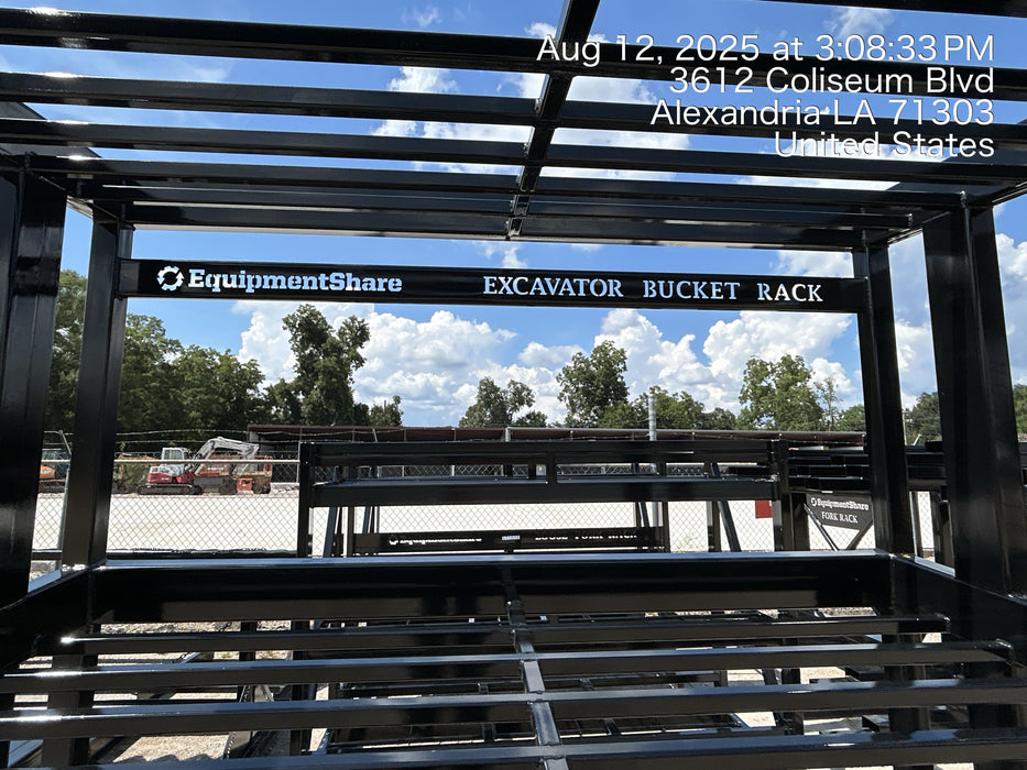 2025 FLUID POWER SUPPORT Excavator Bucket Rack