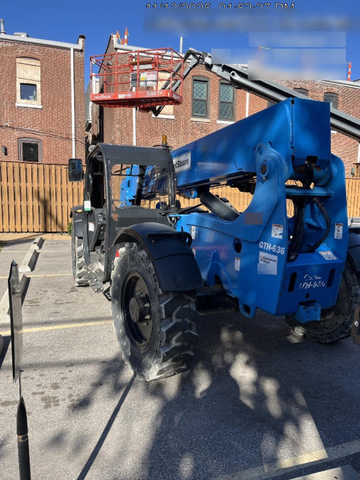 2018 Genie GTH-636 Genie GTH-636 w/Open ROPS, Work Lights, Solid Tires, RH Cab Mesh, Beacon, 48" Carriage and Forks