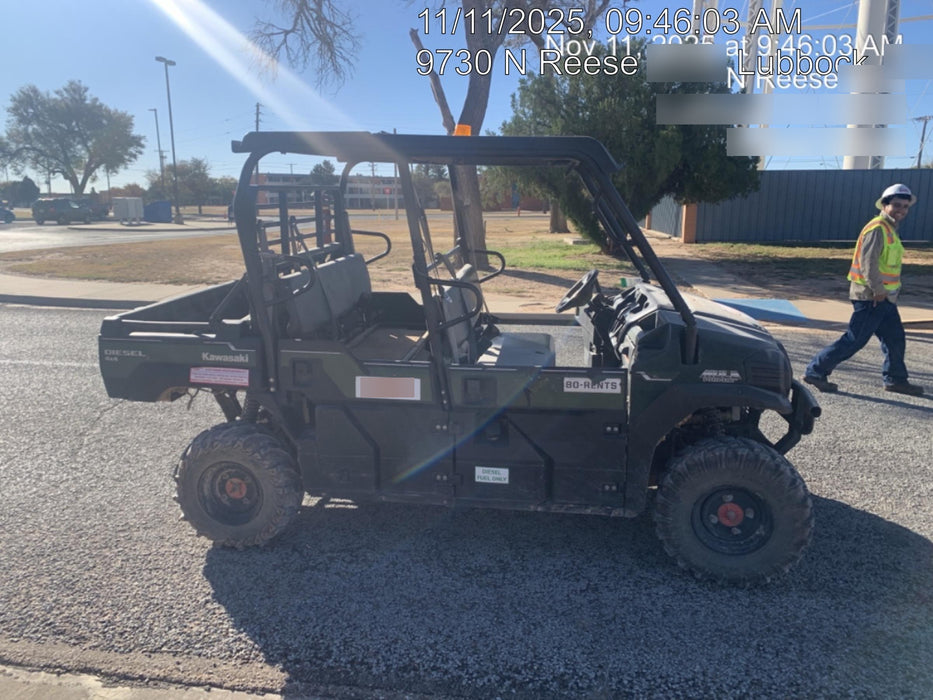 2018 Kawasaki MULE PRO-DX Kawasaki Mule 4x4 Diesel UTV w/Hard Top, Windshield, Beacon, Backup Alarm, ES Keypad/Hardware Installed