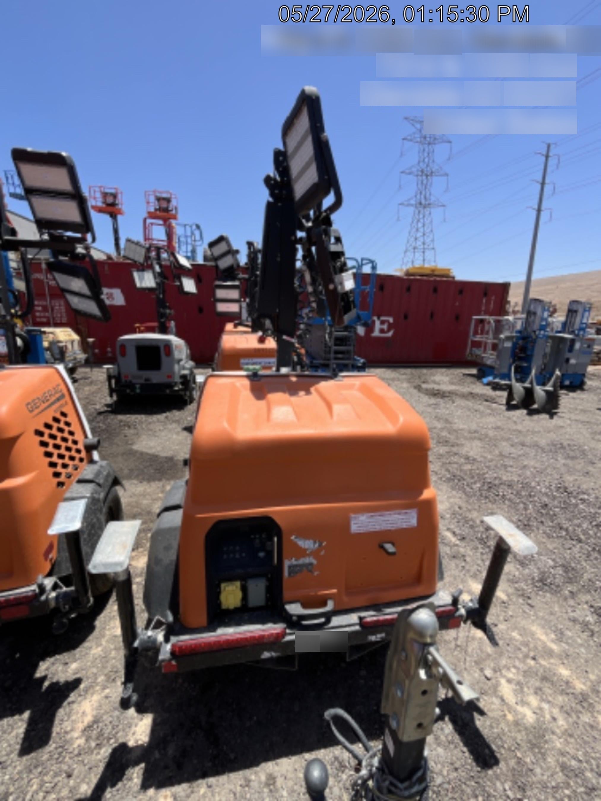2023 Generac MLT2 Diesel, Flex Switch 120V Input, Powerzone Controller, (4) 320W LED Lights, 4kW Generator, 39.9 Gal Fuel Tank, 2" Ball, T3