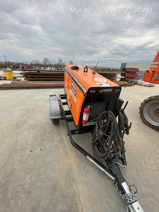 2023 Lincoln Electric LE400 Kubota V1505, Trlr, Cable Rack, Light Kit, ES Decals, T3