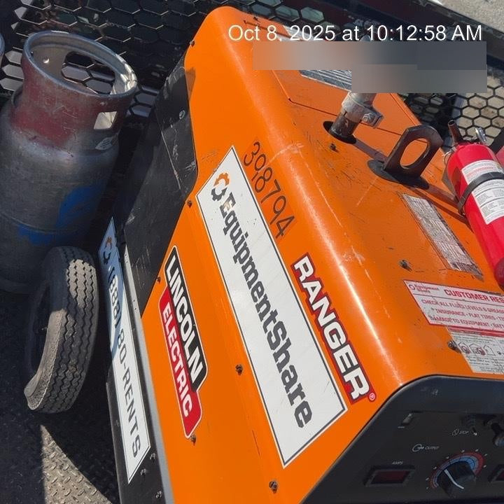 2024 Lincoln Electric Ranger 305 LPG Ranger 305 LPG, Undercarriage, Tank Holder & Strap, 10kw AC Gen, 25hp Kohler LPG Eng