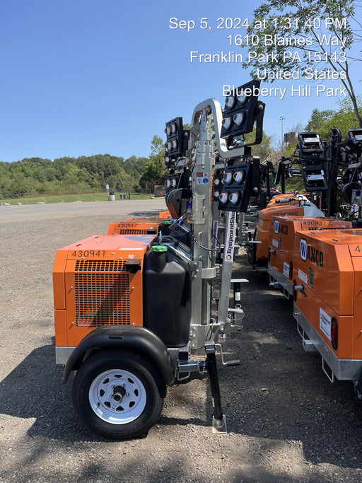2024 Wanco WLTT-4MM4K Diesel, Deep Sea Controller, Shore Power Plug, Auto Start, (4) 350W LED Floodlights, 4kW Generator, 60 Gal Fuel Tank, 2" Ball, T3