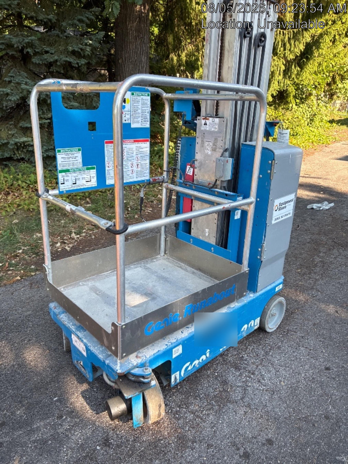 2019 GENIE GR-20