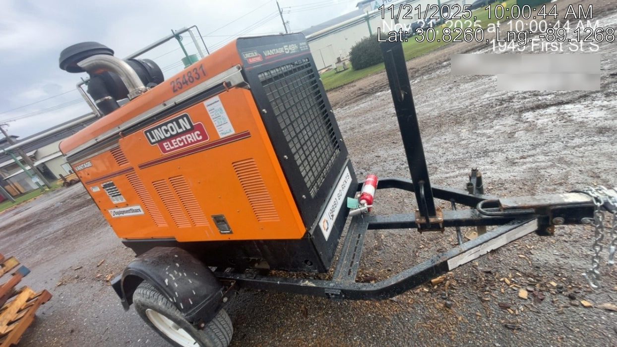 2022 Lincoln Electric Vantage 549X Crosslink Technology, Trailer Mounted, ES Decals, T3