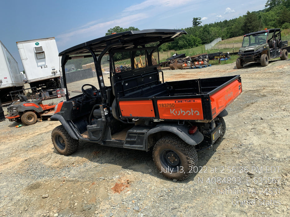 Kubota RTV-X1140W-H Plastic Canopy, Windshield Acrylic Clear, LED Strobe Light, Wire Harness Kit, Back up Alarm