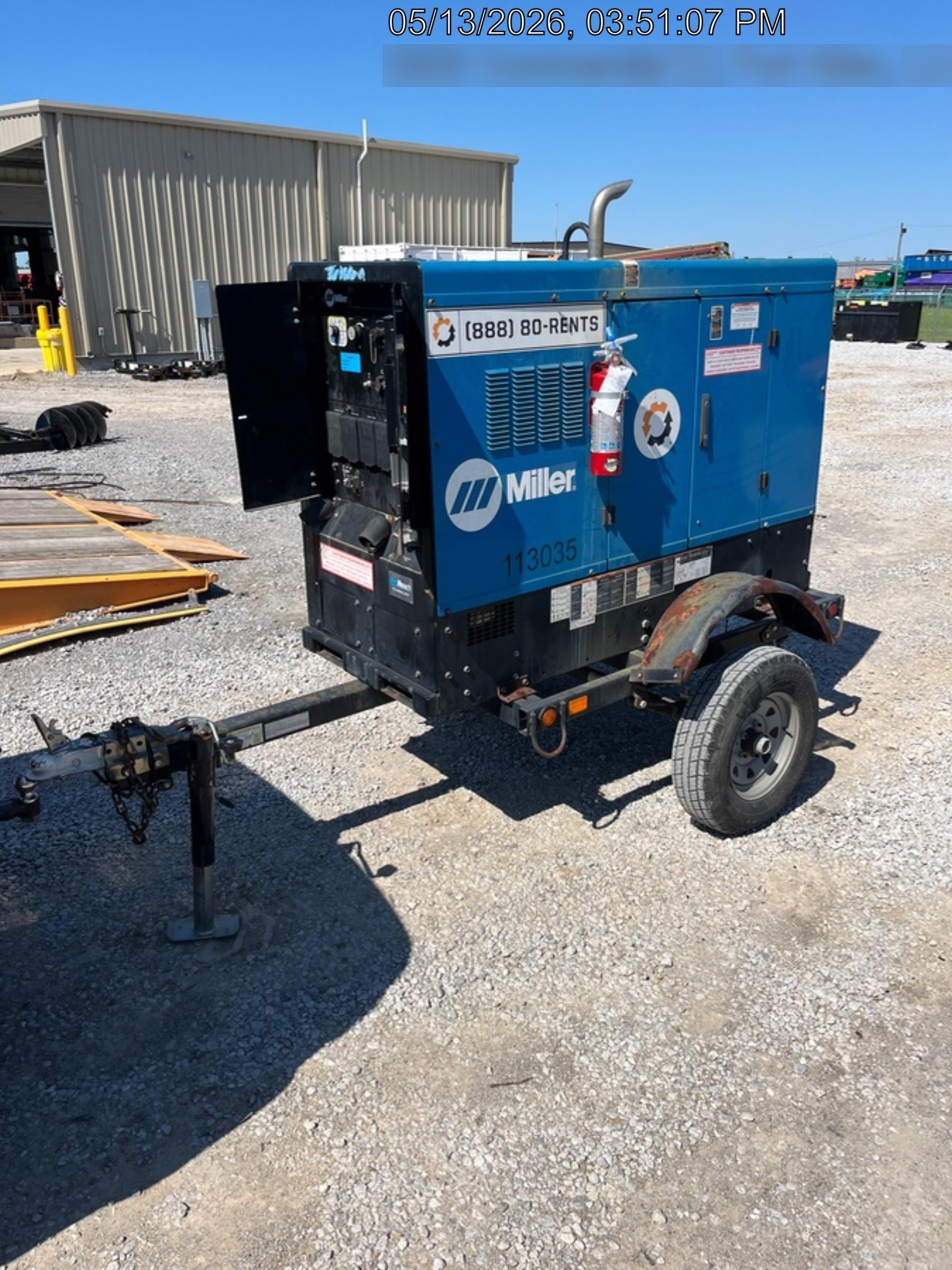 2020 Miller Electric BB500 BIG BLUE 500 PRO (KUBOTA) DELUXE W/ ARCREACH