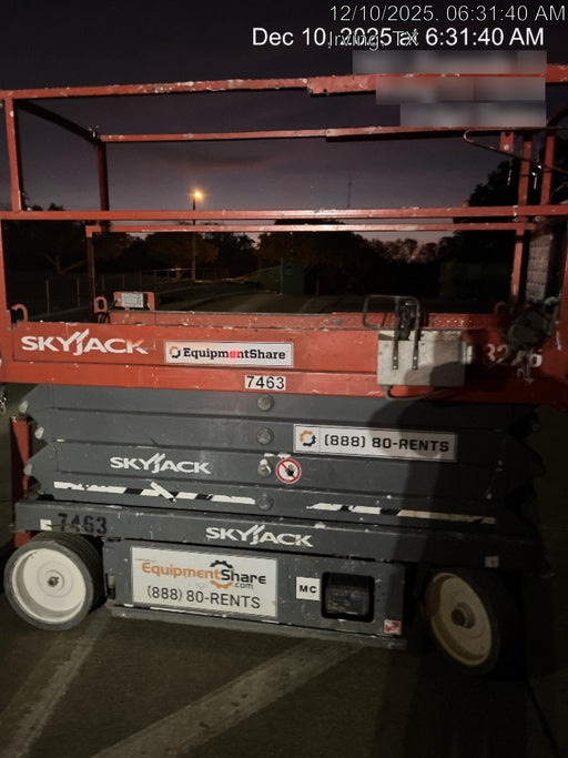 2018 Skyjack SJIII-3226 Skyjack SJIII3226 Scissor Lift w/Trojan Batteries