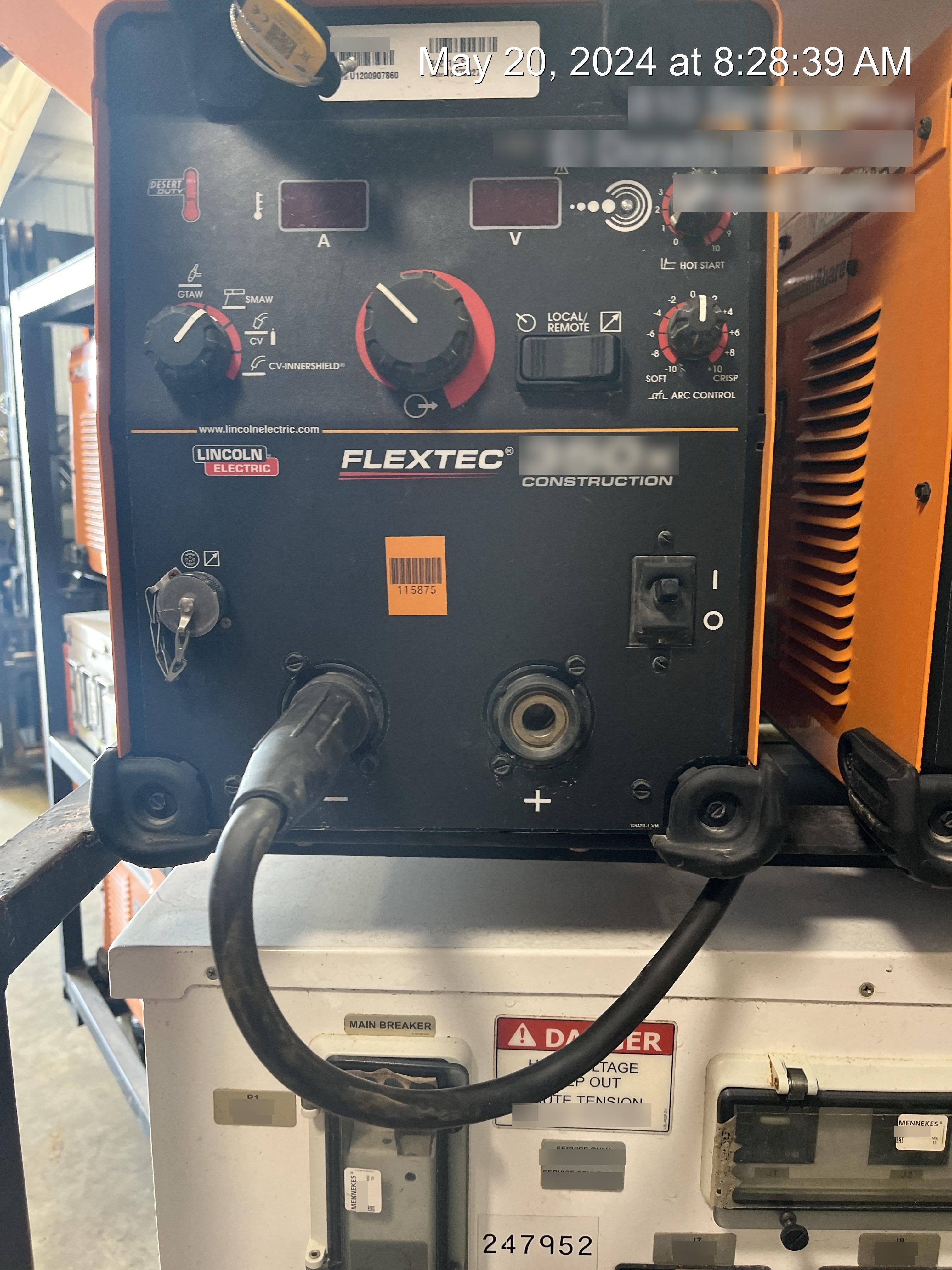 2020 LINCOLN ELECTRIC FLEXTEC 350X