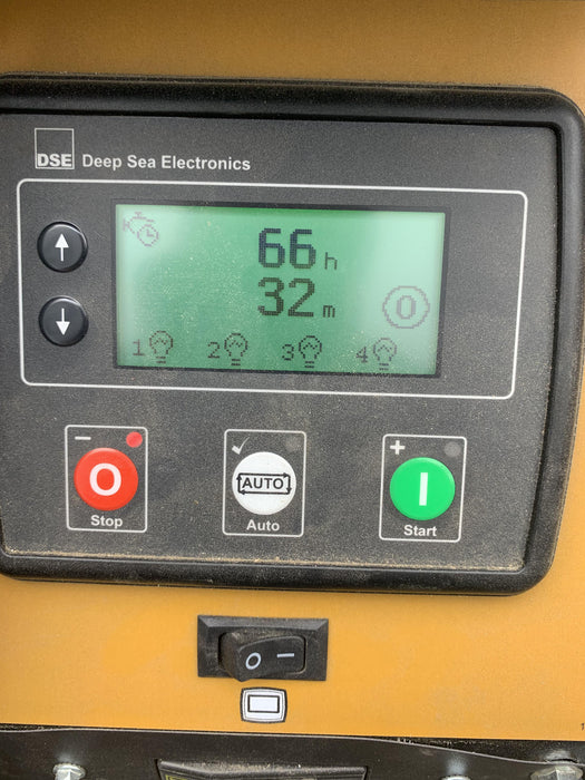 2021 Allmand NLV3GR (4) LED Light Fixture 350W, 23' Vertical Mast, 3kW Prime, Towable, Deep Sea L401, Leveling Jacks, Yanmar T4F 5.8hp