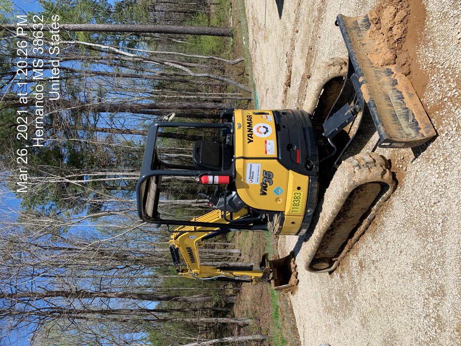 2020 Yanmar ViO35PR Open ROPS / Rubber Track / NO COUPLER