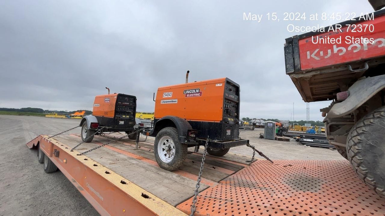 2023 Lincoln Electric LE400 Kubota V1505, Trlr, Cable Rack, Light Kit, ES Decals, T3