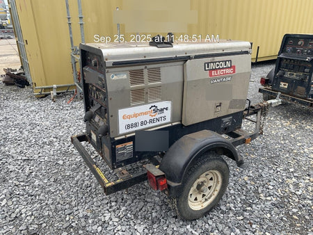 2018 Lincoln Electric Vantage 322 Lincoln Vantage 322 Welder Ready Pak 3 - Vantage 322, Trailer, Fender and light kit, Cable rack