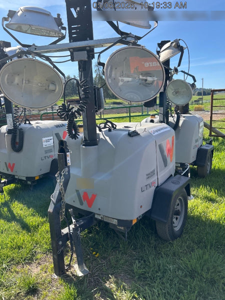 Wacker Neuson LTV6K-MH Power mast, 1100W MH, Fuel Sensors, Wiring Harness