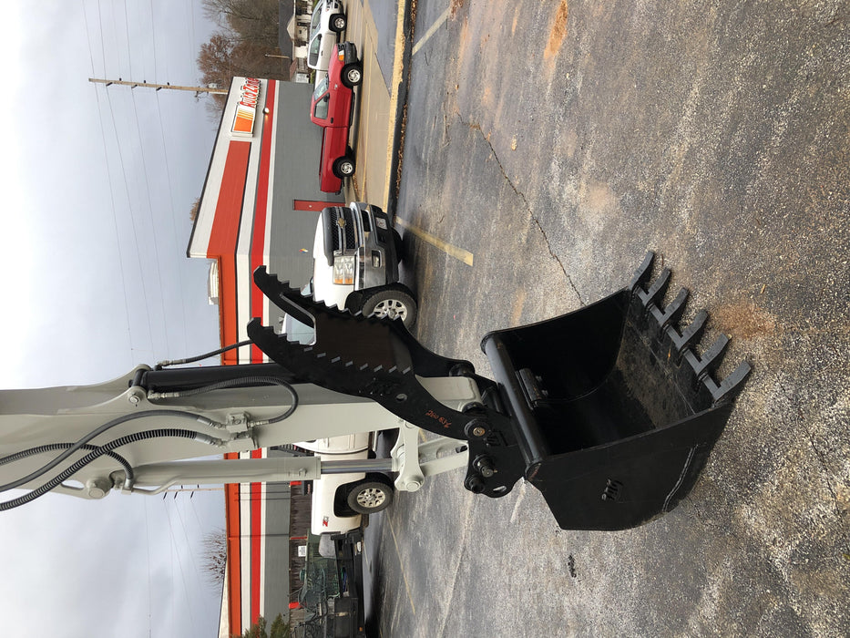 2019 Takeuchi TB290 Cab, AC, Rubber Tracks, Dozer Blade, Travel Alarm, Control Pattern Change Valve, Auxiliary Hydraulics w/18" Quick Coupler Bucket with teeth, 6.2 cu. ft. capacity/24" Quick Coupler Bucket with teeth, 8.6 cu. ft. capacity/36" Quick Coupler Bucket with teeth, 13.4 cu. ft. capacity, Quick Coupler, Hydraulic Thumb Installed