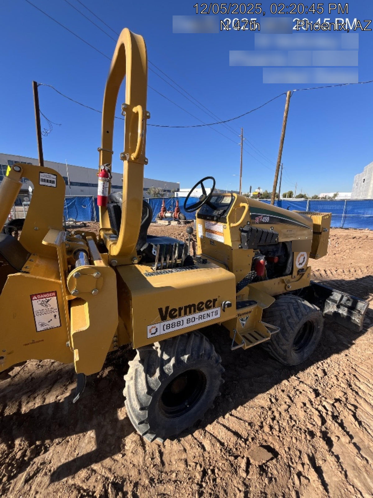 2019 VERMEER RTX450