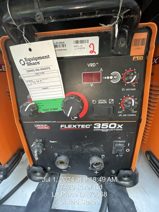 2021 LINCOLN ELECTRIC FLEXTEC 350X