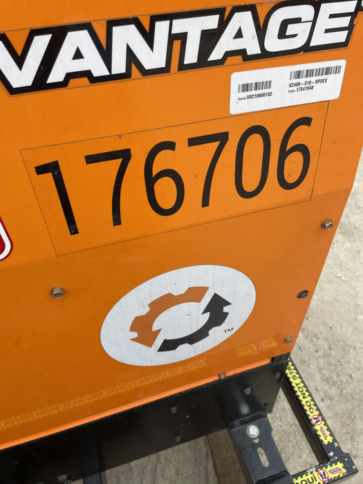 2021 Lincoln Electric Vantage 322 Vantage 322 Ready Pak 3 w/ Decals, ORANGE (includes trailer, cable rack, fender light kit) NO Telematics