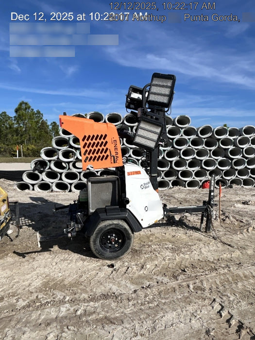 2023 Generac MLT2 Diesel, Flex Switch 120V Input, Powerzone Controller, 
(4) 320W LED Lights, 4kW Generator, 39.9 Gal Fuel Tank, 2" Ball, T3