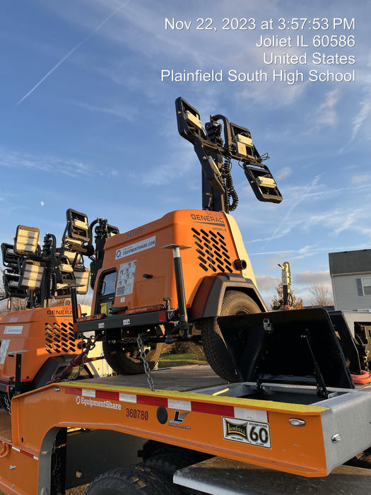 2023 Generac MLT2 Diesel, Flex Switch 120V Input, Powerzone Controller, (4) 320W LED Lights, 4kW Generator, 39.9 Gal Fuel Tank, 2" Ball, T3