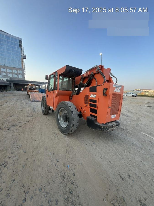 2019 Skytrak 6036 Cab/Heat/Air, Solid Tires, LED Work Lights, Beacon w/50" Carriage, 48" Pallet Forks