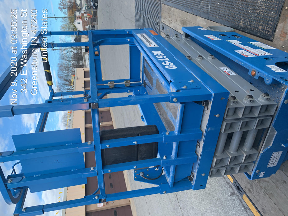 2020 Genie GS-1930 Solid Non Marking Tires, Beacon, Folding rails with half height swing gate