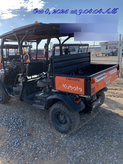 2022 Kubota RTV-X1140W-H Plastic Canopy, Windshield Acrylic Clear, LED Strobe Light, Wire Harness Kit, Back up Alarm