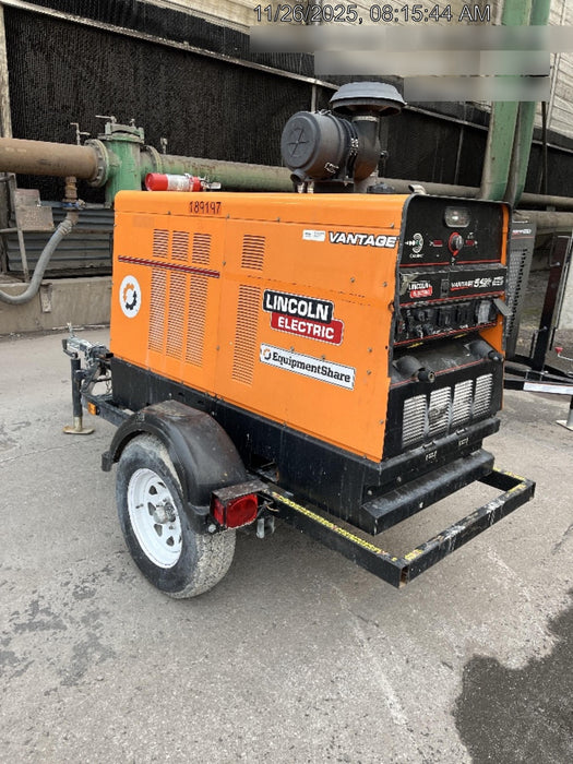 2021 Lincoln Electric Vantage 549X Ready Pak 3, ORANGE (includes trailer, cable rack, fender light kit)