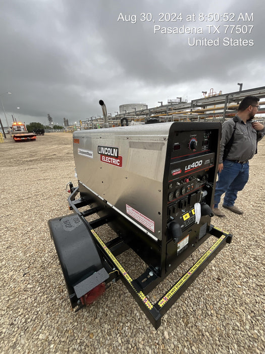 2024 Lincoln Electric LE400 Kubota V1505, Trlr, Cable Rack, Light Kit, ES Decals, T3