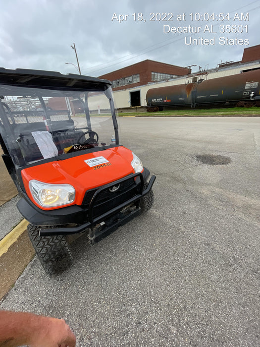 2022 Kubota RTV-X1140W-H Plastic Canopy, Windshield Acrylic Clear, LED Strobe Light, Wire Harness Kit, Back up Alarm