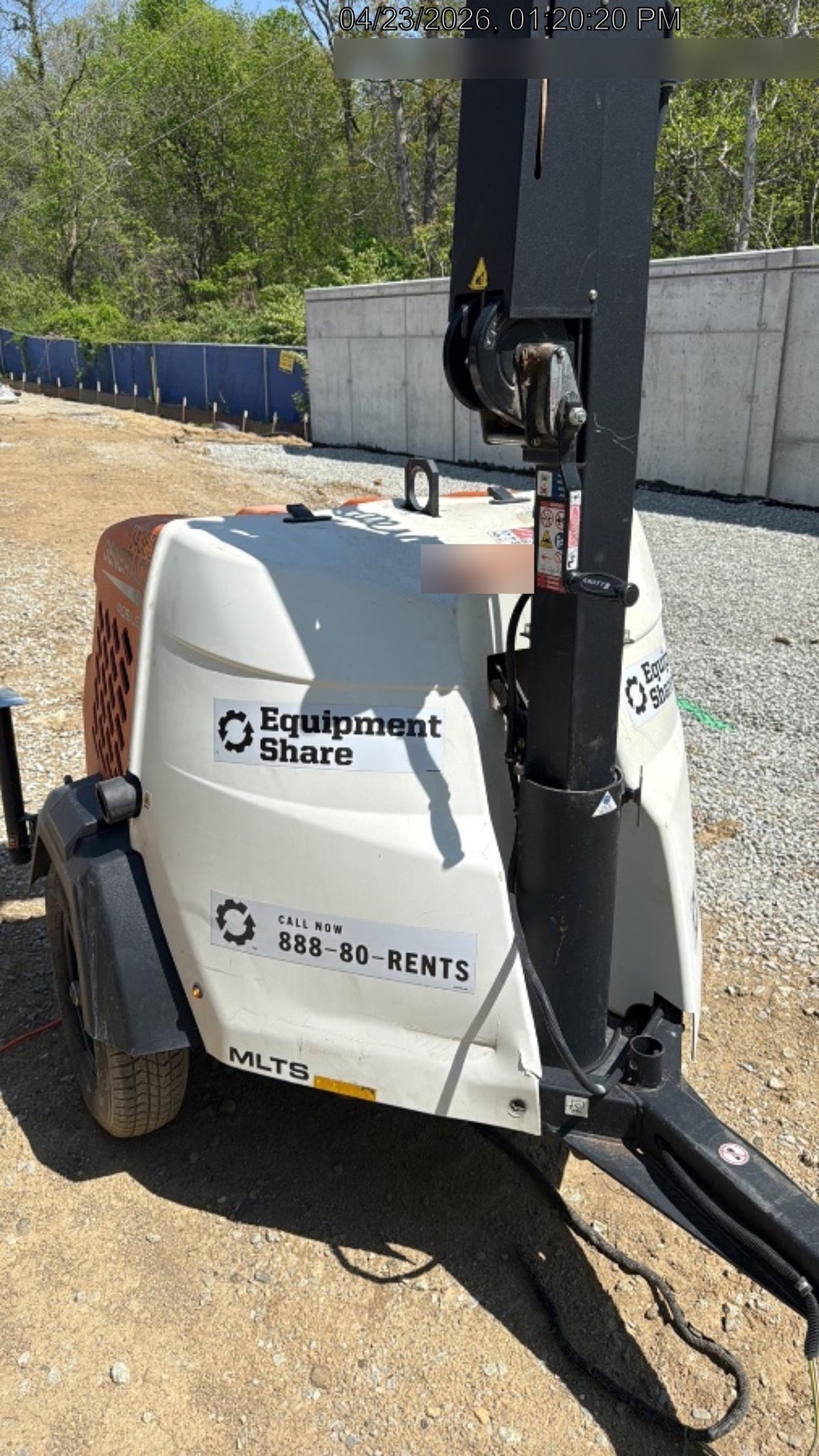 2023 Generac MLT2 Diesel, Flex Switch 120V Input, Powerzone Controller, (4) 320W LED Lights, 4kW Generator, 39.9 Gal Fuel Tank, 2" Ball, T3