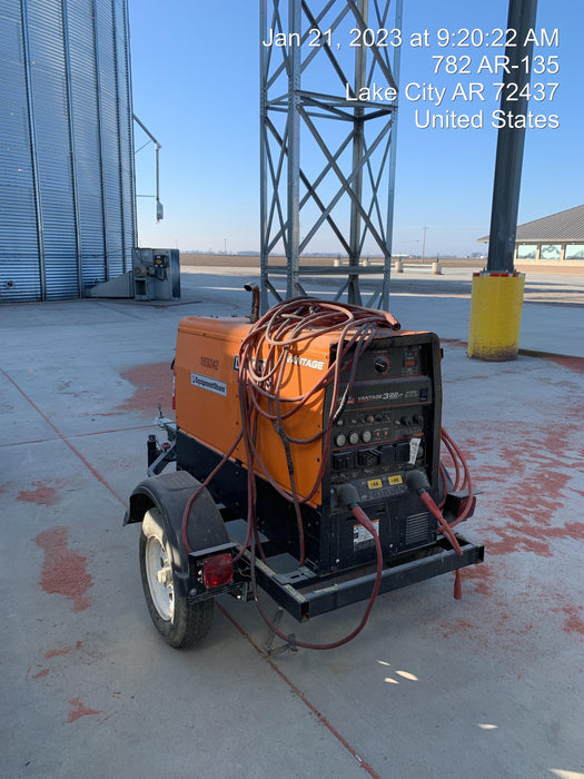 2021 Lincoln Electric Vantage 322 Vantage 322 Ready Pak 3 w/ Decals, ORANGE (includes trailer, cable rack, fender light kit) NO Telematics