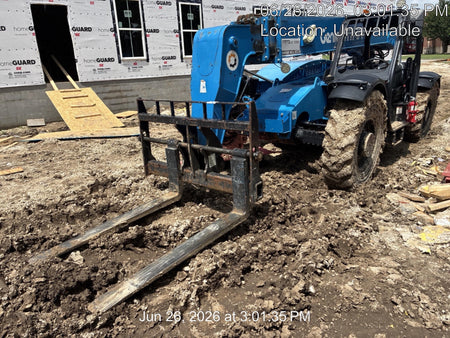 2018 Genie GTH-844 Genie GTH-844 w/ROPS, Work Lights, Solid Tires, RH Cab Mesh, Beacon, 60" Carriage and Forks