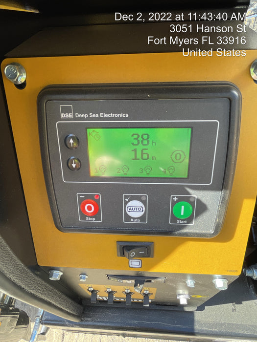 2022 Allmand NLV3GR (4) LED Light Fixture 350W, 23' Vertical Mast, 3kW Prime, Towable, ES Decals, T3