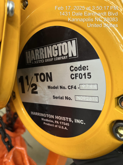 2024 HARRINGTON CF015-20