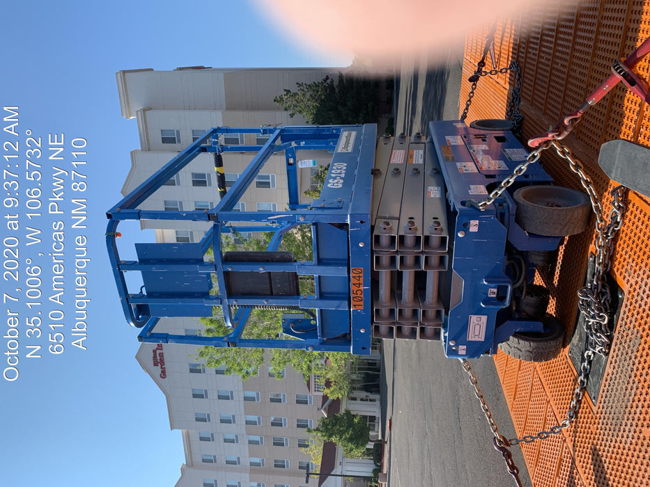 2020 Genie GS-1930 Solid Non Marking Tires, Beacon, Folding rails with half height swing gate