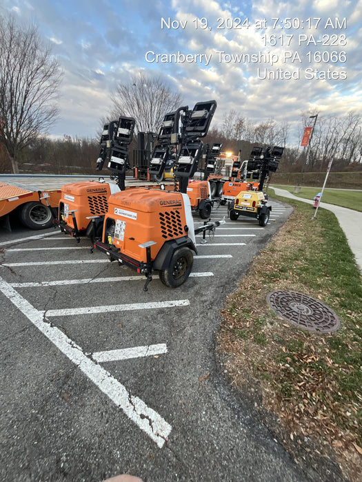 2023 Generac MLT2 Diesel, Flex Switch 120V Input, Powerzone Controller, 
(4) 320W LED Lights, 4kW Generator, 39.9 Gal Fuel Tank, 2" Ball, T3