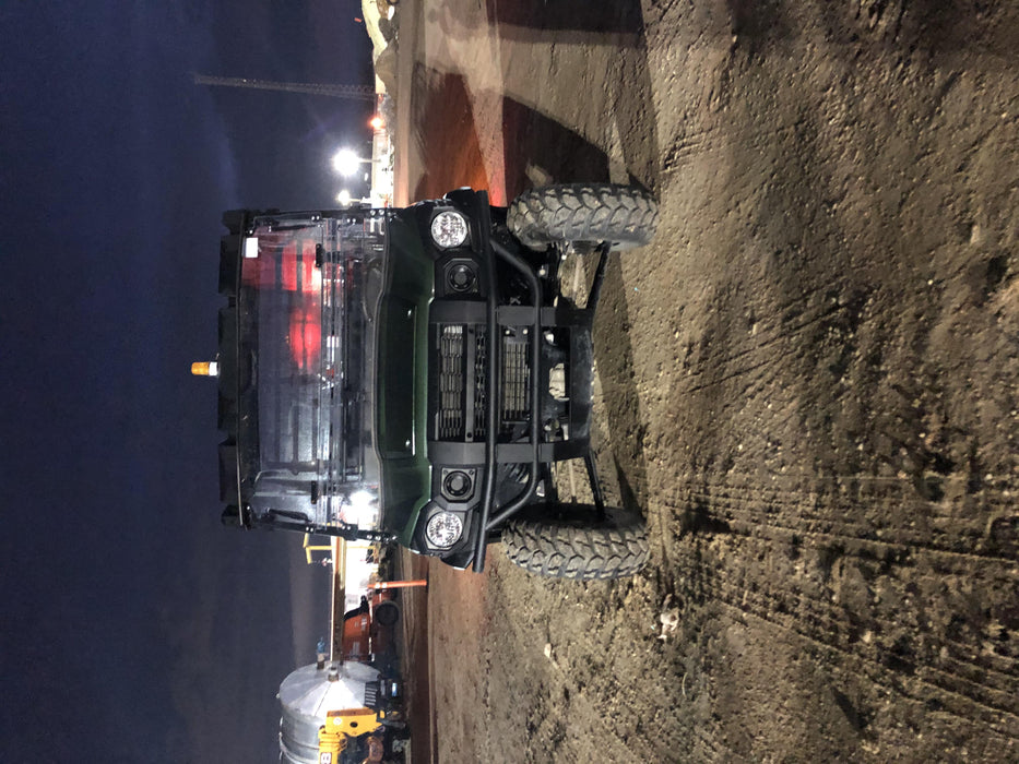 Kawasaki Mule PRO-DXT Standard Options, Backup Alarm, Beacon, Plastic Hard Top, Poly Windshield, Horn Kit