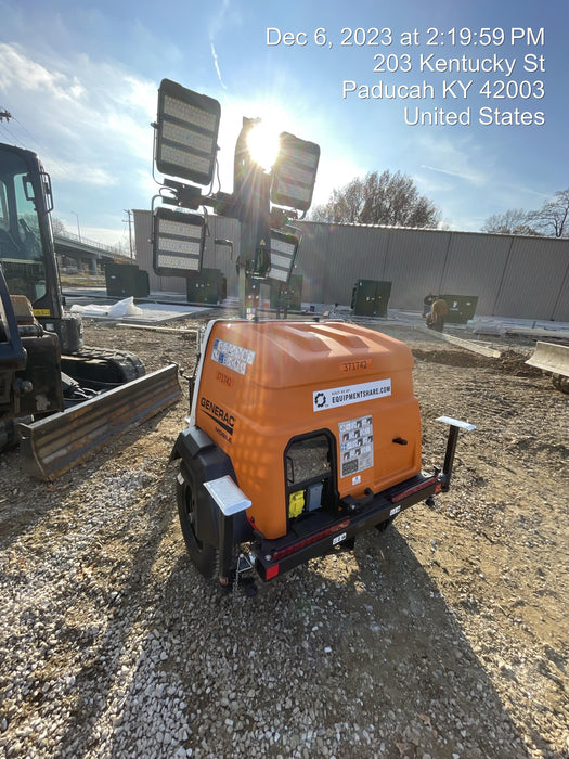 2023 Generac MLT2 Diesel, Flex Switch 120V Input, Powerzone Controller, 
(4) 320W LED Lights, 4kW Generator, 39.9 Gal Fuel Tank, 2" Ball, T3